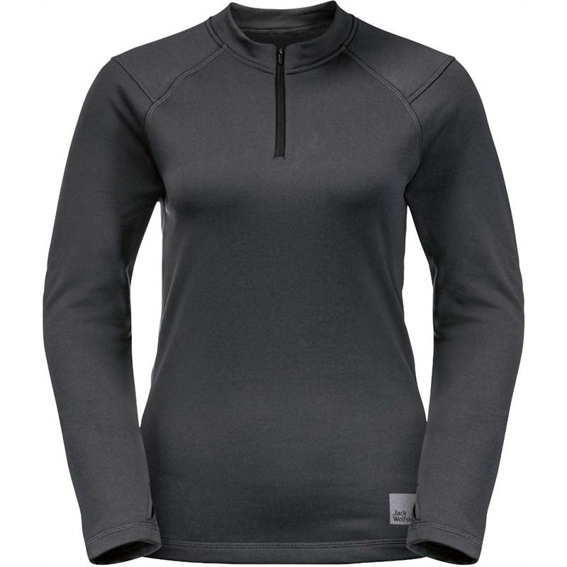 Jack Wolfskin Womens Bike Commute Half-Zip Baselayer-1